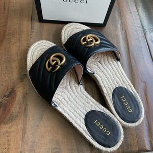 Gucci leather espadrille Sandal